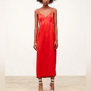 ZARA Satin Lingerie Style Dress